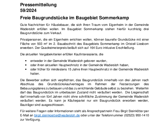 Pressemitteilung